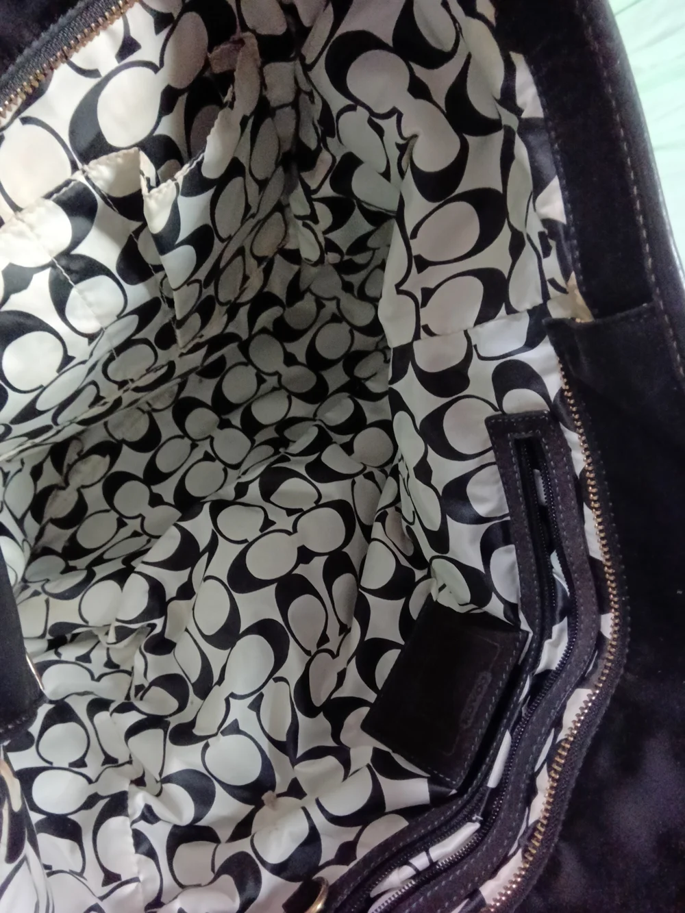 Coach Hampton Nylon Tote Bag with Contrast Handles - Creed: C05M-8F26